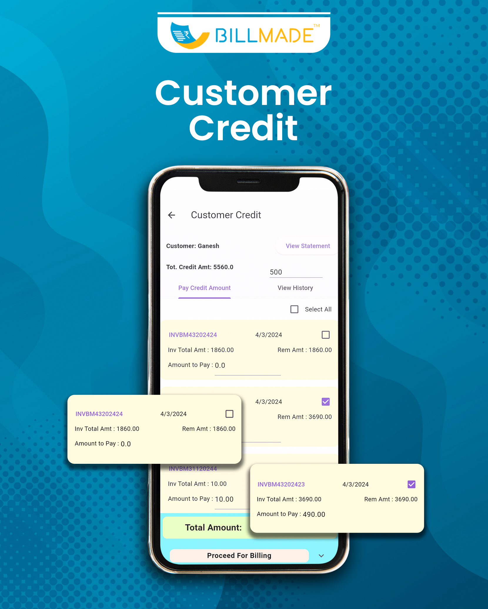 Customer Credit